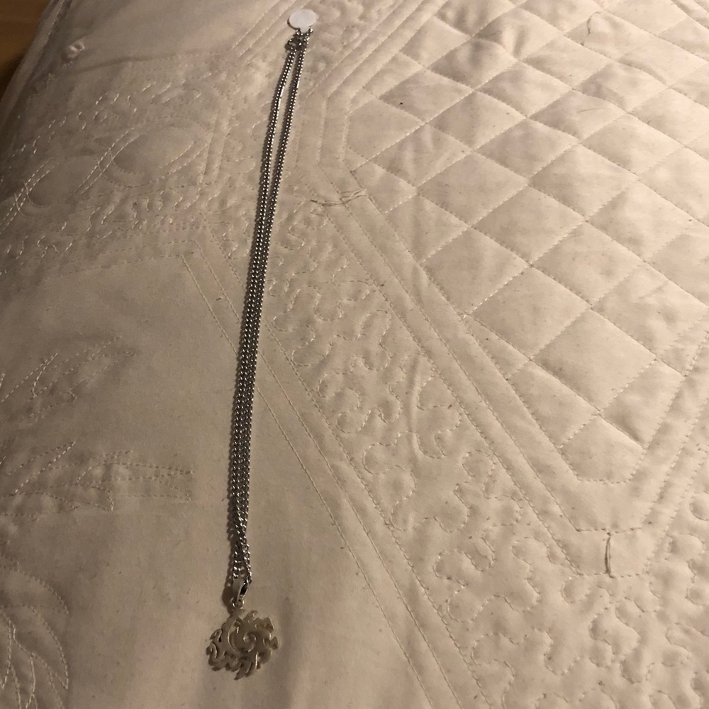 Silver tribal sun Pendant Necklace
